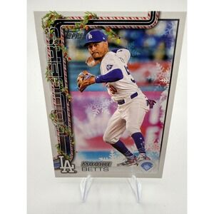 2024 Topps Holiday Mookie Betts H52 Los Angeles Dodgers Baseball Trading Card